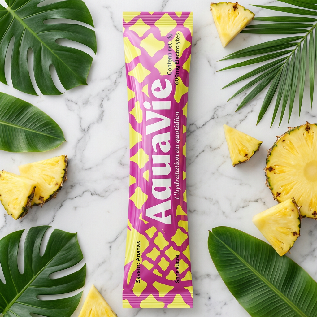 AquaVie | Électrolytes Saveur Ananas